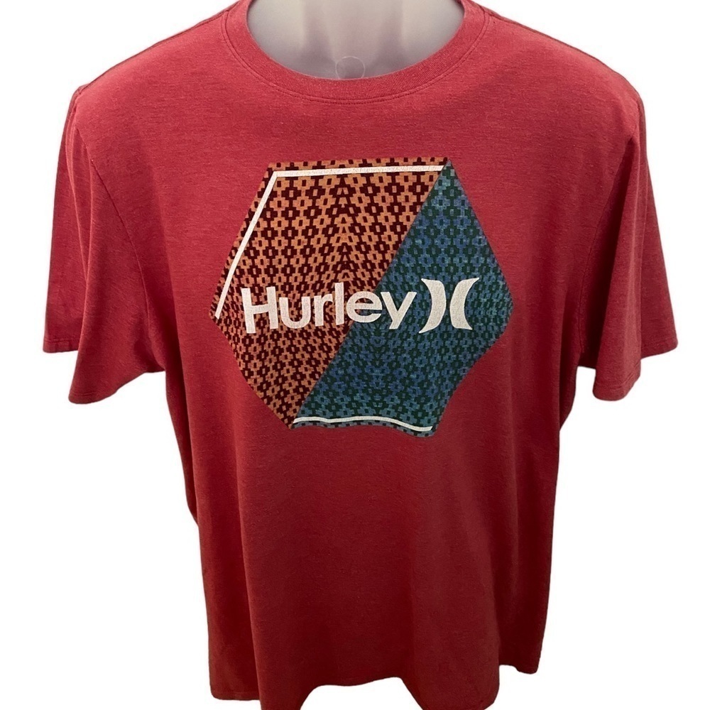 HURLEY Surf Colorful Tee Shirt Men L Large